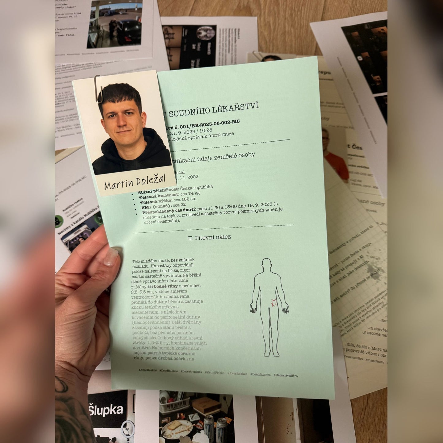 Detektivní hra #AkceReakce