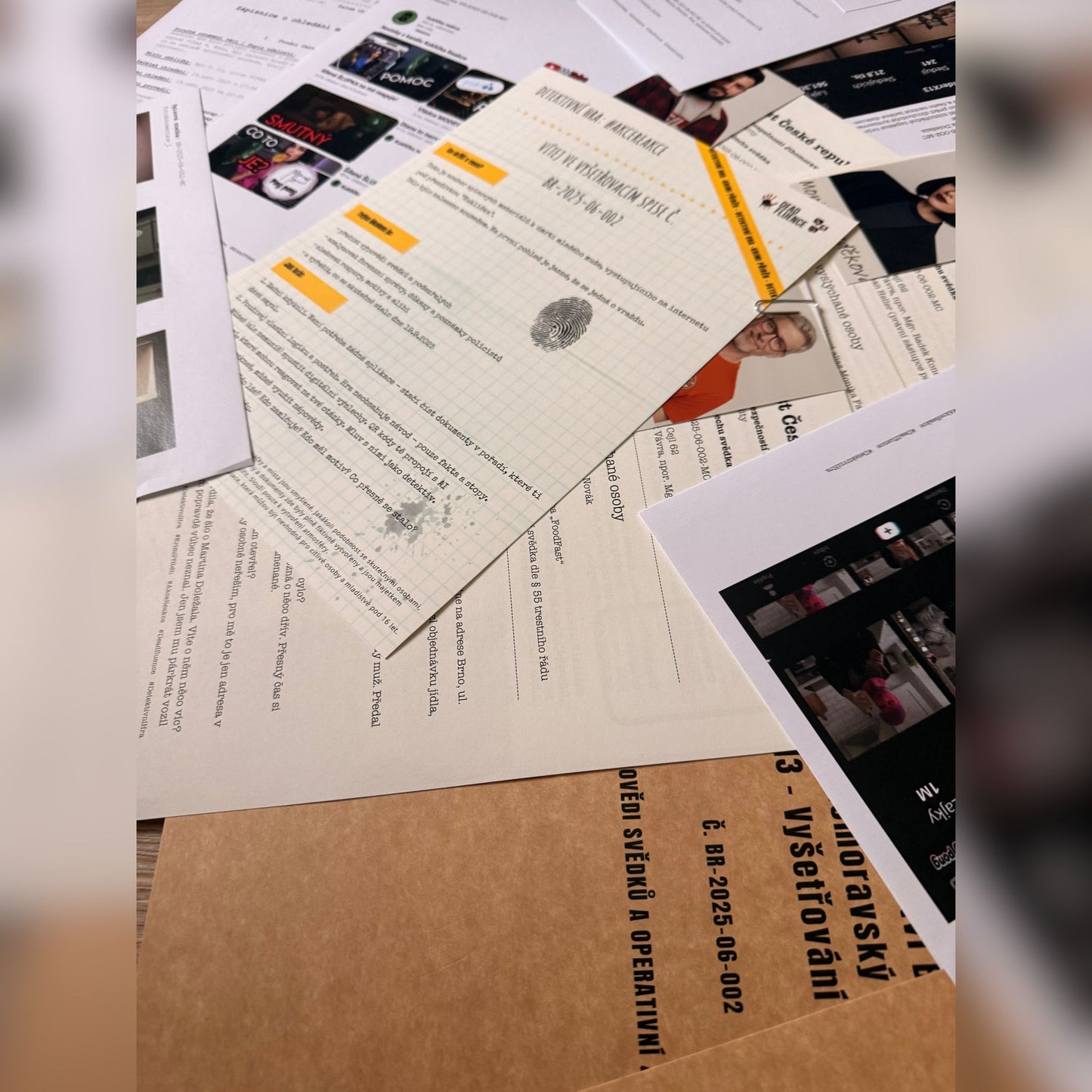 Detektivní hra #AkceReakce